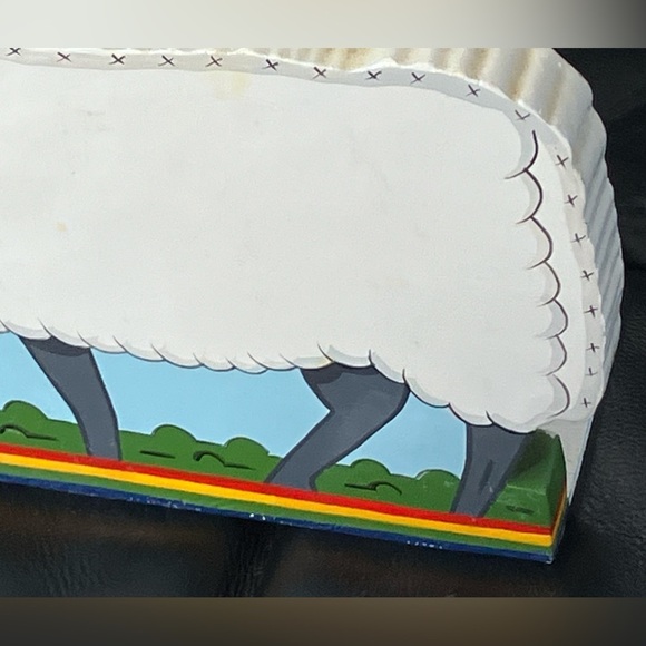 Vintage IKEA wooden lamb / sheep single bookend - Charming Sheep Wooden Decor - Picture 10 of 12